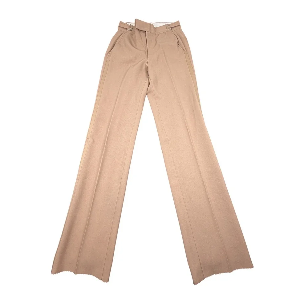 70s Palm Beach Mens Polyester 2 Piece Suit 2 Tone Tan 36S 30X37 Unhemmed Pants